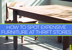Finding valuable furniture at thrift stores isn't impossible, it just takes time, knowing what to look for and hunting in the right location.