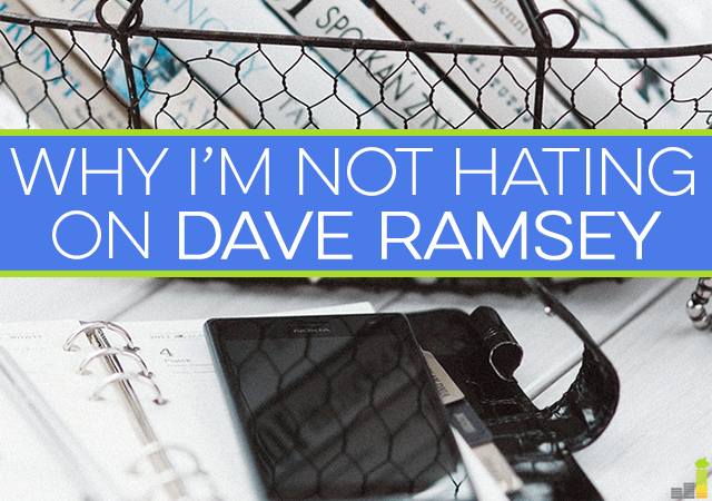 Dave Ramsey is not just well known; he's much disliked by many. I've got nothing but respect for the man, so here's why I'm not hating on Dave Ramsey.