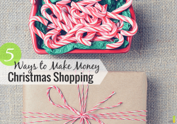 You can make money Christmas shopping if you know what you're doing. I share some 5 great ways to make some extra cash during the Holiday season and beyond.