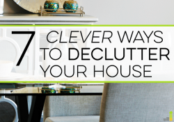 It can be a challenge to declutter your house this time of year, but it can be done. Here are 7 simple ways to declutter your home with little work.