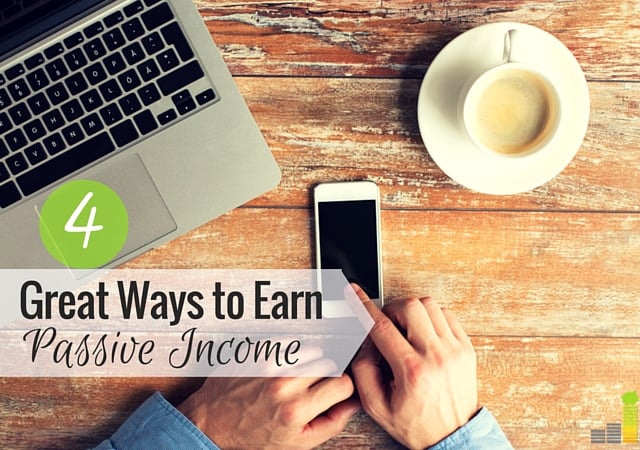 Earning passive income is a great way to pursue financial independence. Here are 4 passive income ideas anyone can start with a little work.