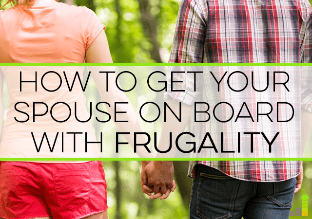 Having trouble getting your spouse on board with frugality? These are the tips I used to get my husband over to the "saver" side.