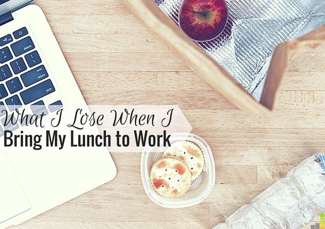 Bringing my lunch to work saves money, but I also lose out on many things. Here are some of the reasons why I started to bring my lunch to work.