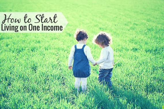 Want to start living on one income but don't know how to start? Here are 4 things my husband and I did to live on one income instead of two.