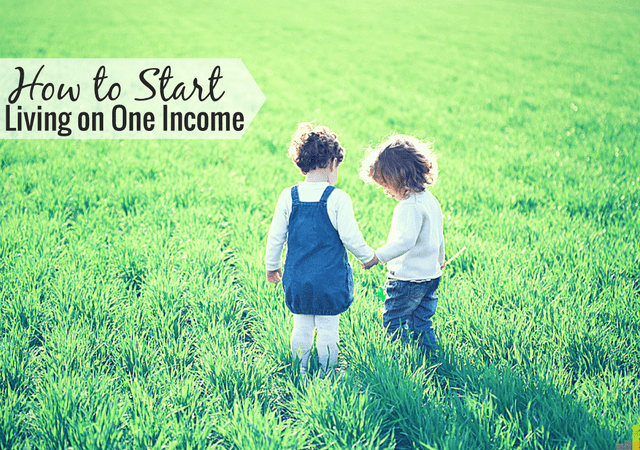 Want to start living on one income but don't know how to start? Here are 4 things my husband and I did to live on one income instead of two.