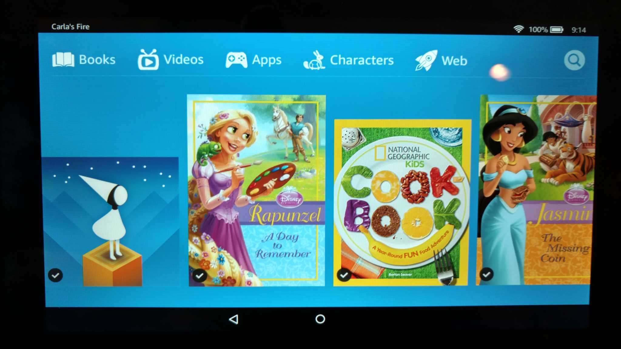 how to text on amazon kids fire tablet