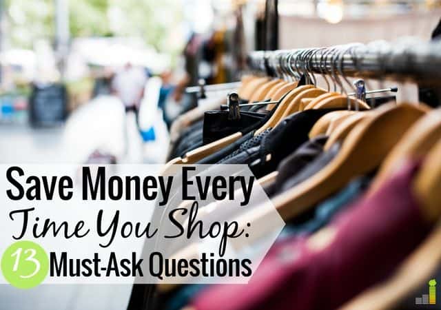 Large purchases can easily throw you off track. Here are 13 questions to ask yourself before making a large purchase to help you not overspend.