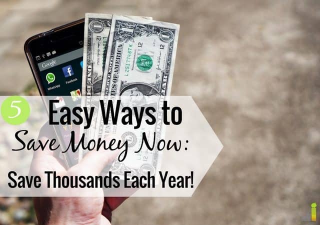 Want to save money now but don't know where to start? Here are 5 things you can start spending less on to save thousands each year.