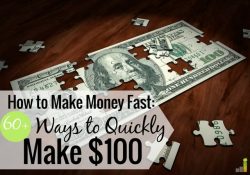 You can make $100 fast in many ways if you’re creative. Here are 61 ways to make money fast and how you can use that to grow a sustainable side hustle.