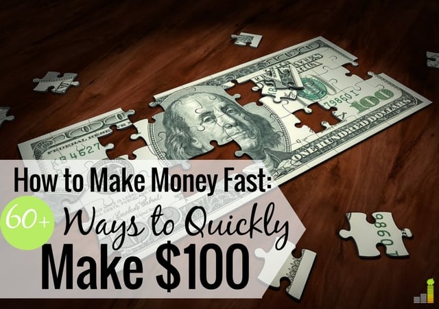 You can make $100 fast in many ways if you’re creative. Here are 61 ways to make money fast and how you can use that to grow a sustainable side hustle.