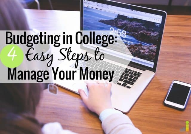 You can start a budget in college with little effort. Here are 4 ways to budget in college so you can have fun and grow your money at the same time.