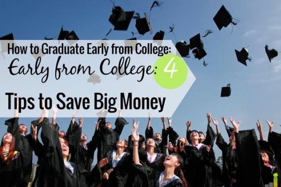 You can save money on college many ways, but I think graduating a semester early is best. Here's how I graduated early and how it helped me save money.