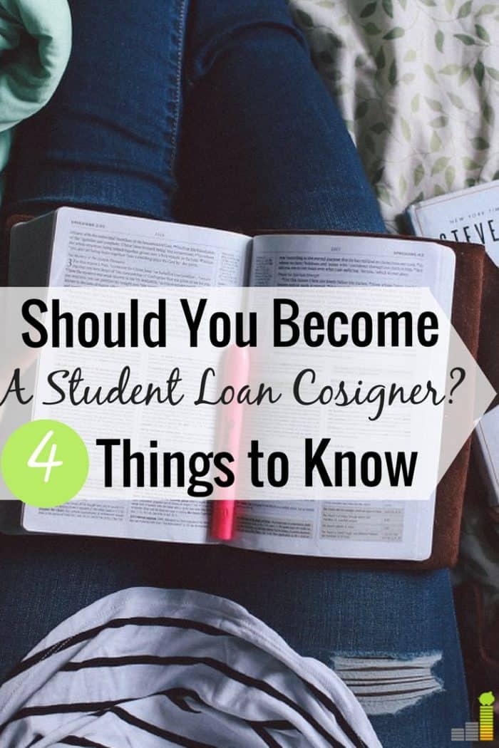 Becoming a student loan cosigner is a good way to help get student loans, but is has a lot of risks. Here's what to know before cosigning on student loans.
