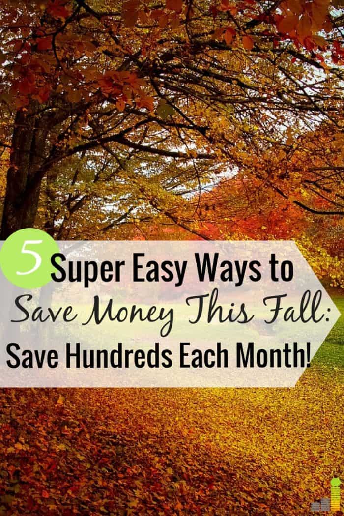 Want the top ways to save money this fall? My 5 ways to save money this fall are tips anyone can follow to add hundreds to their budget this fall.