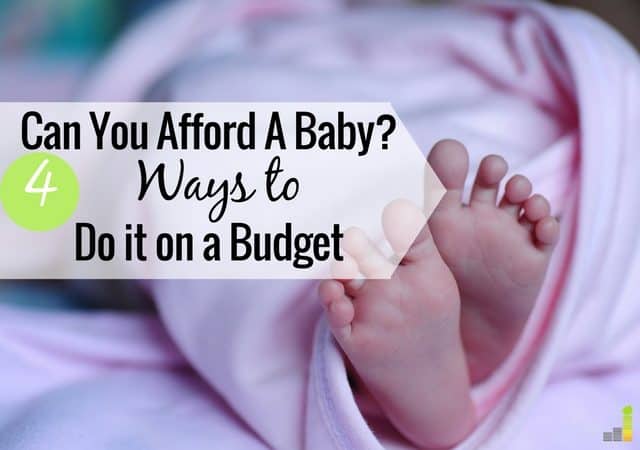 Wondering if you can afford a baby? Many think it's expensive to have a baby, especially in the first year. Here are 4 simple tips to save money.