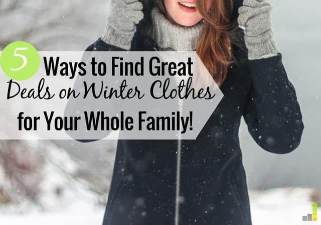 I quickly realized I'd have to put my frugal thinking cap on if I was going to get some great deals on cold weather clothes.