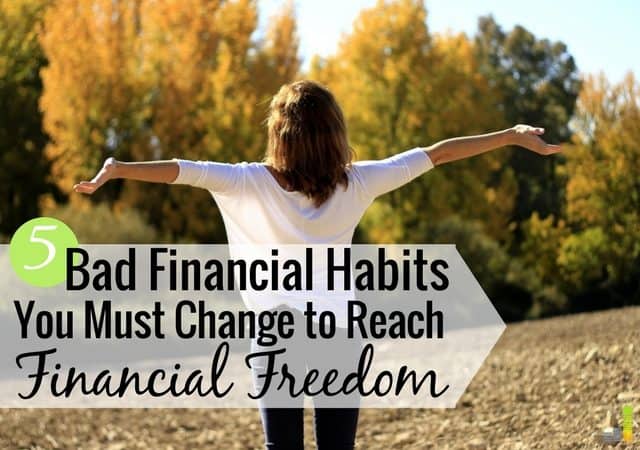 Bad financial habits ruin our desire for financial stability. Here are 5 financial habits to avoid using in the New Year, and what to do instead.