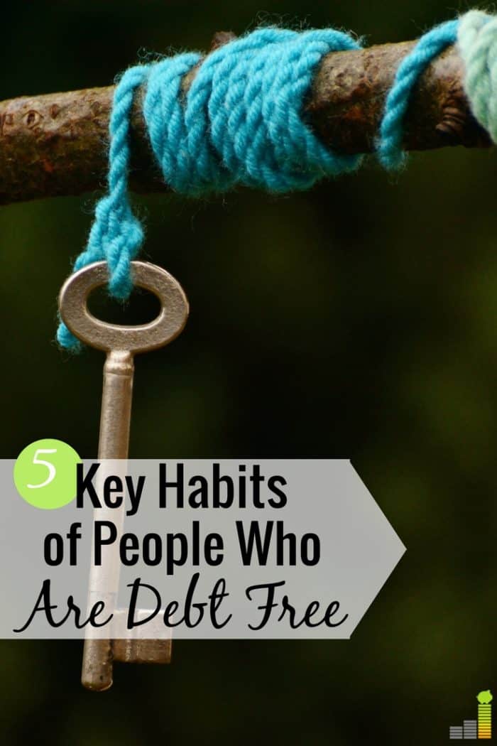 Debt-free living is possible, when you live a certain lifestyle. Here are 5 habits of debt-free people to follow to become financially free.