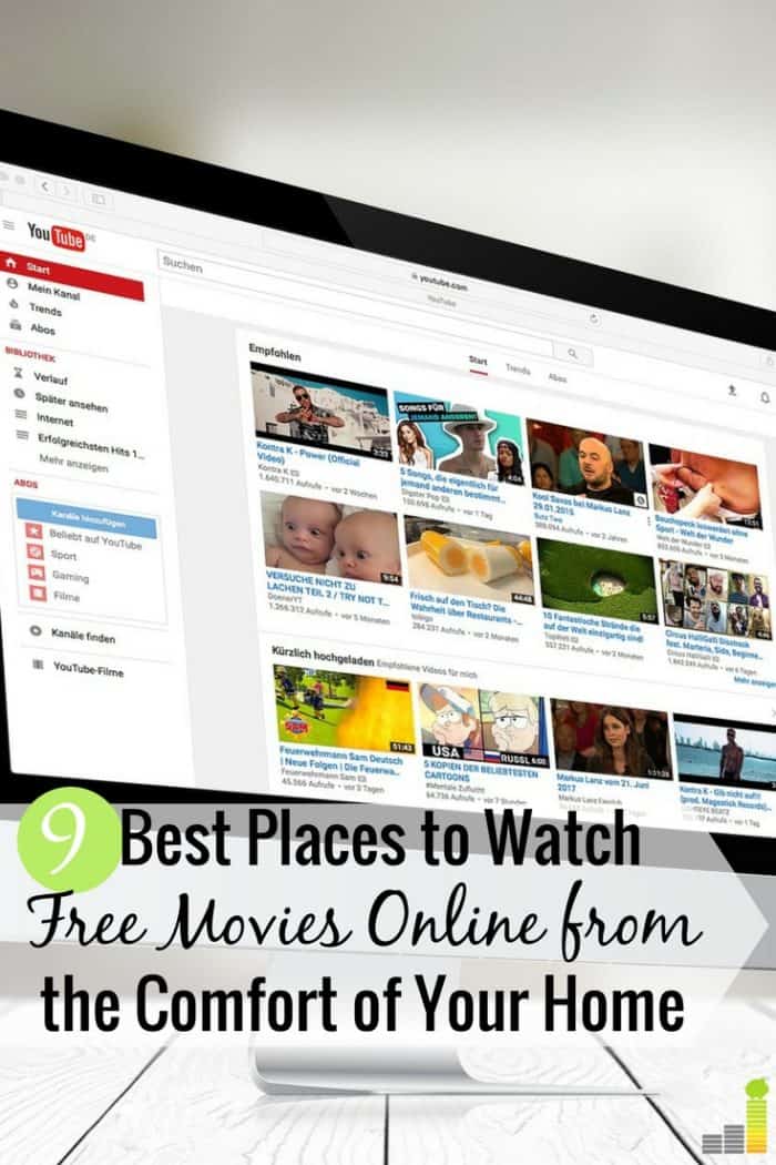 9 Best Places To Watch Free Movies Online Frugal Rules