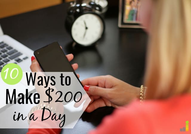 When life happens and you need money quickly, here are a few things you can do to quickly make $200 in a day so you can avoid going into debt.