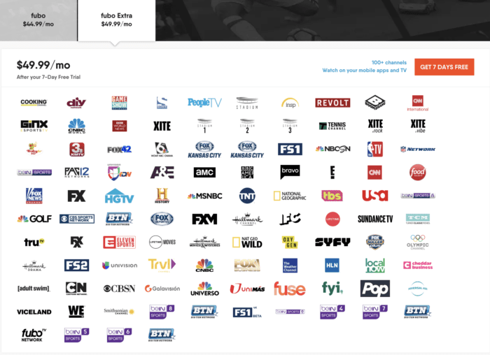 fubotv cost per month