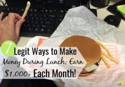 Want to make money on your lunch break but don't know where to start? Here are 7 legit ways to make money on the side during your lunch hour.