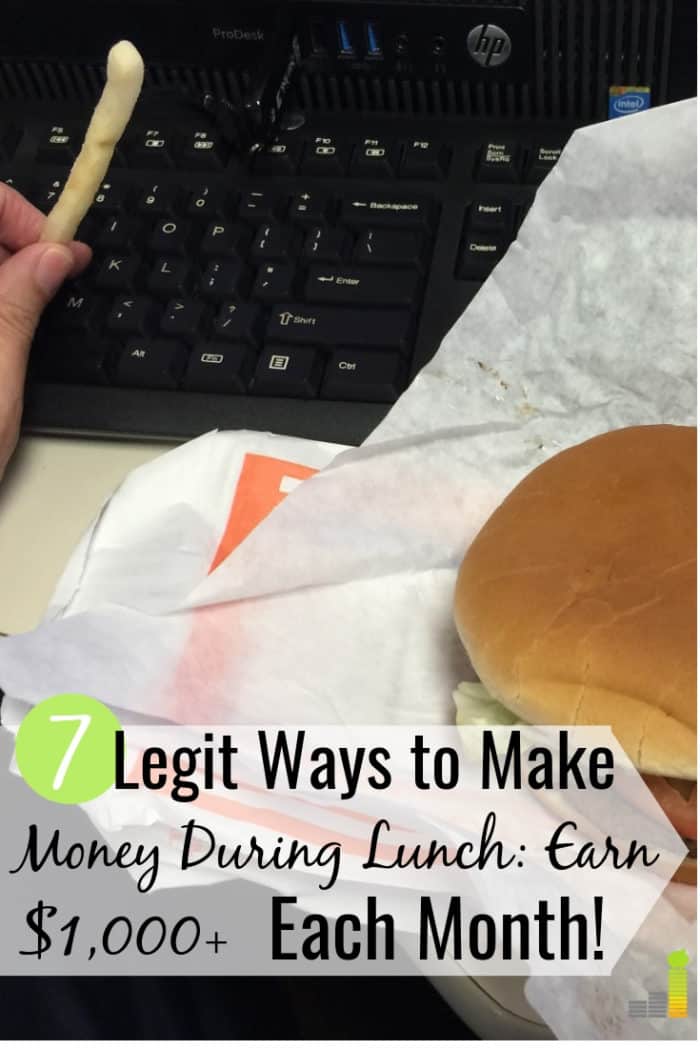 Want to make money on your lunch break but don't know where to start? Here are 7 legit ways to make money on the side during your lunch hour.