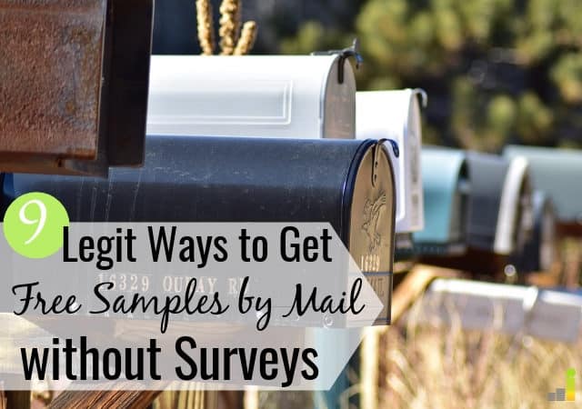 9 legit ways to get free samples by mail without surveys best free samples
