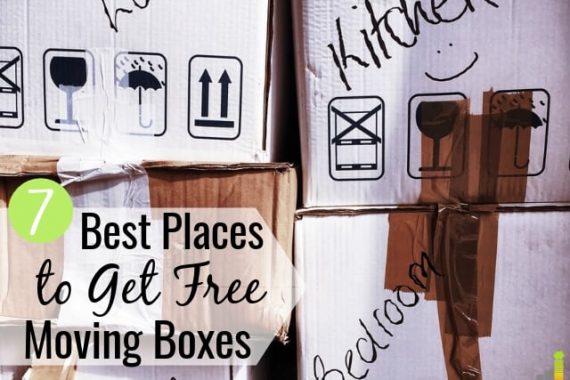 Looking for free moving boxes? We share the 7 best places to get moving boxes for free or cheap so you can save money on moving costs.