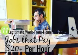 Legitimate work-from-home jobs are a great way to earn money. Here’s a list of 11 best home-based work opportunities that let you earn $20+ per hour.