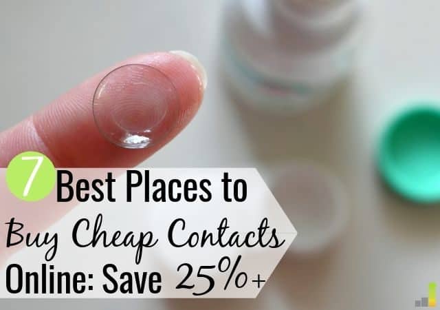 You can buy cheap contacts online for much less than a store. Here are the 7 best places to buy cheap contact lenses online and save 25% or more.