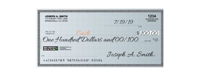 How to Write and Cash Checks Payable to Cash