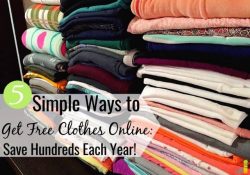 You can get free clothes online to save money. Here are 5 real ways to get free clothes from companies to help lower costs to outfit your family.