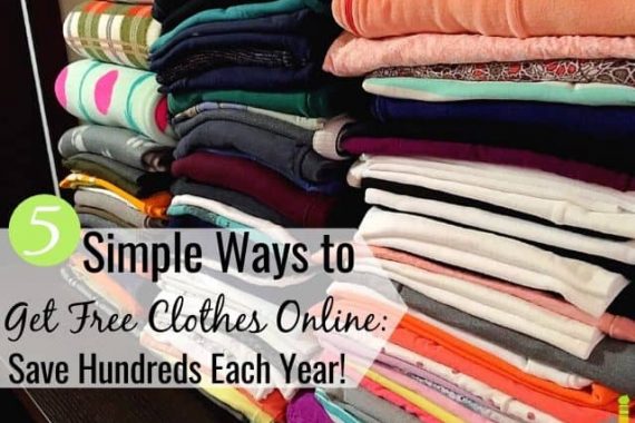 You can get free clothes online to save money. Here are 5 real ways to get free clothes from companies to help lower costs to outfit your family.