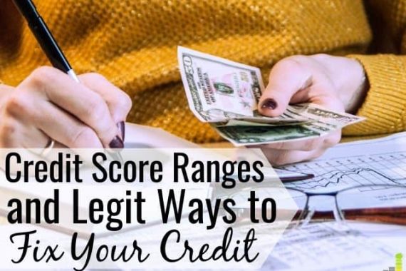 Credit score ranges help lenders decide if they want to give you a loan. Here is the credit score chart and how to improve your credit to save you money.