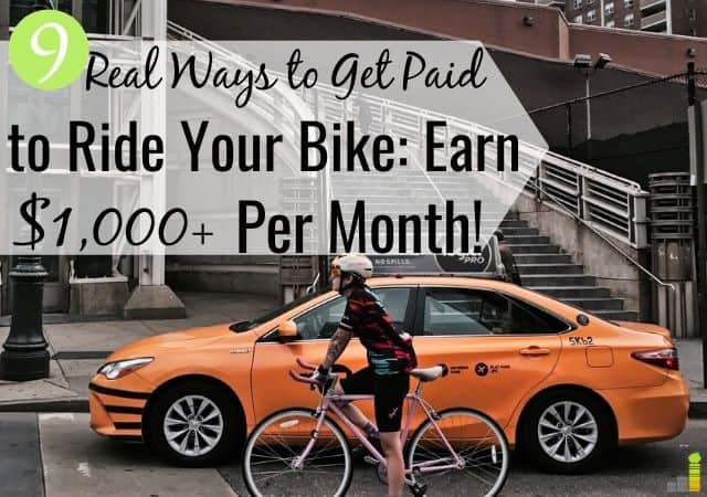 You can make money with your bike as a side hustle. Here are 9 legit ways to get paid to ride a bicycle in your spare time and spend time in the outdoors.