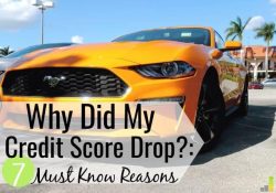 Why did my credit score drop when nothing changed is a common question. Here are 7 reasons why your credit score will go down and how to rectify it.
