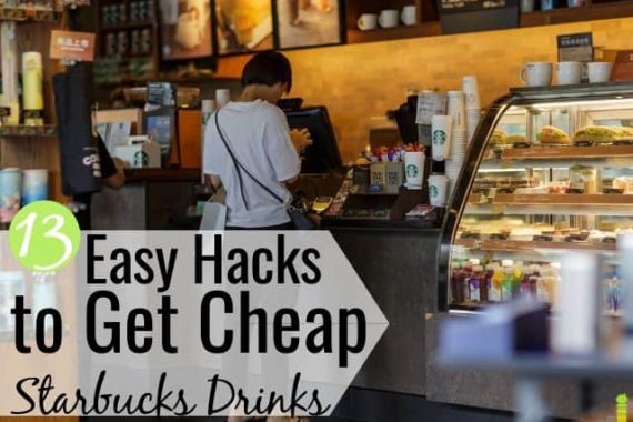 It’s possible to get cheap Starbucks drinks and still enjoy their coffee. Here are 13 ways to save money at Starbucks and not sacrifice your love of coffee.