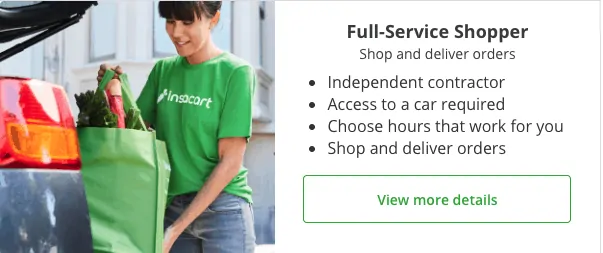 Full-service shopper