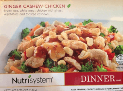 Nutrisystem ginger cashew chicken