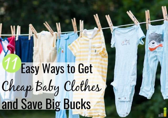 Do you need to find places to buy cheap baby clothes online? Here are 11 top ways to find affordable kids clothing and save money for other items you need.