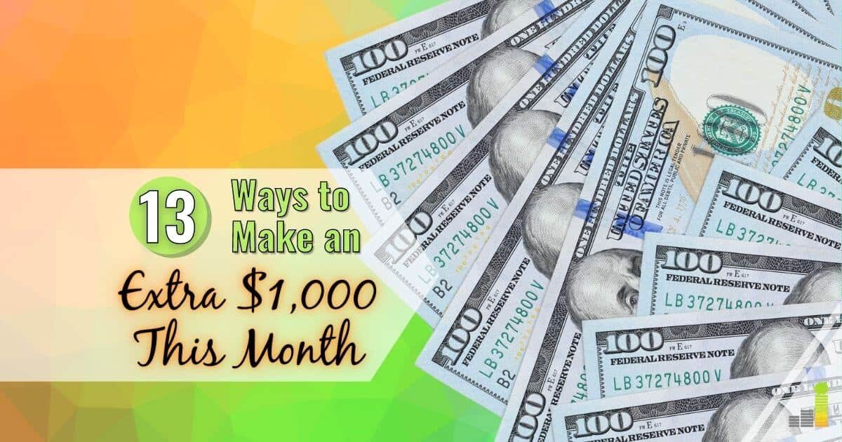 FB 13 Ways to Make an Extra 1000 This Month