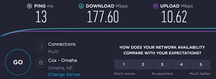 internet speed test