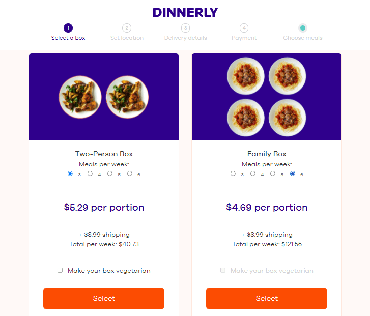 Meal plans