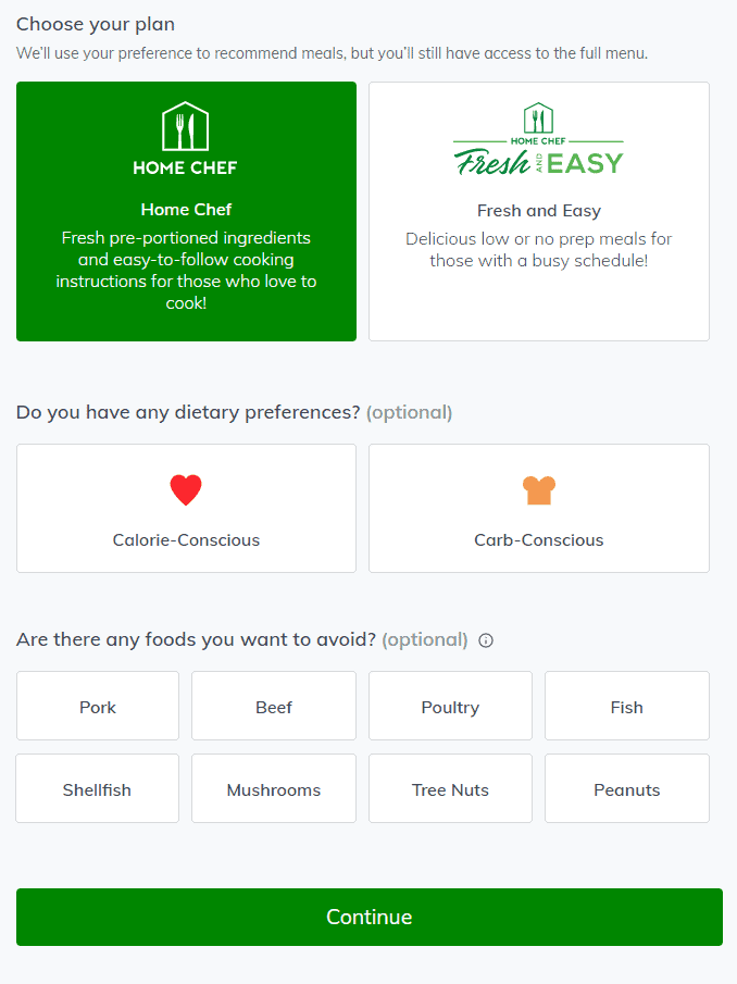 Home Chef box