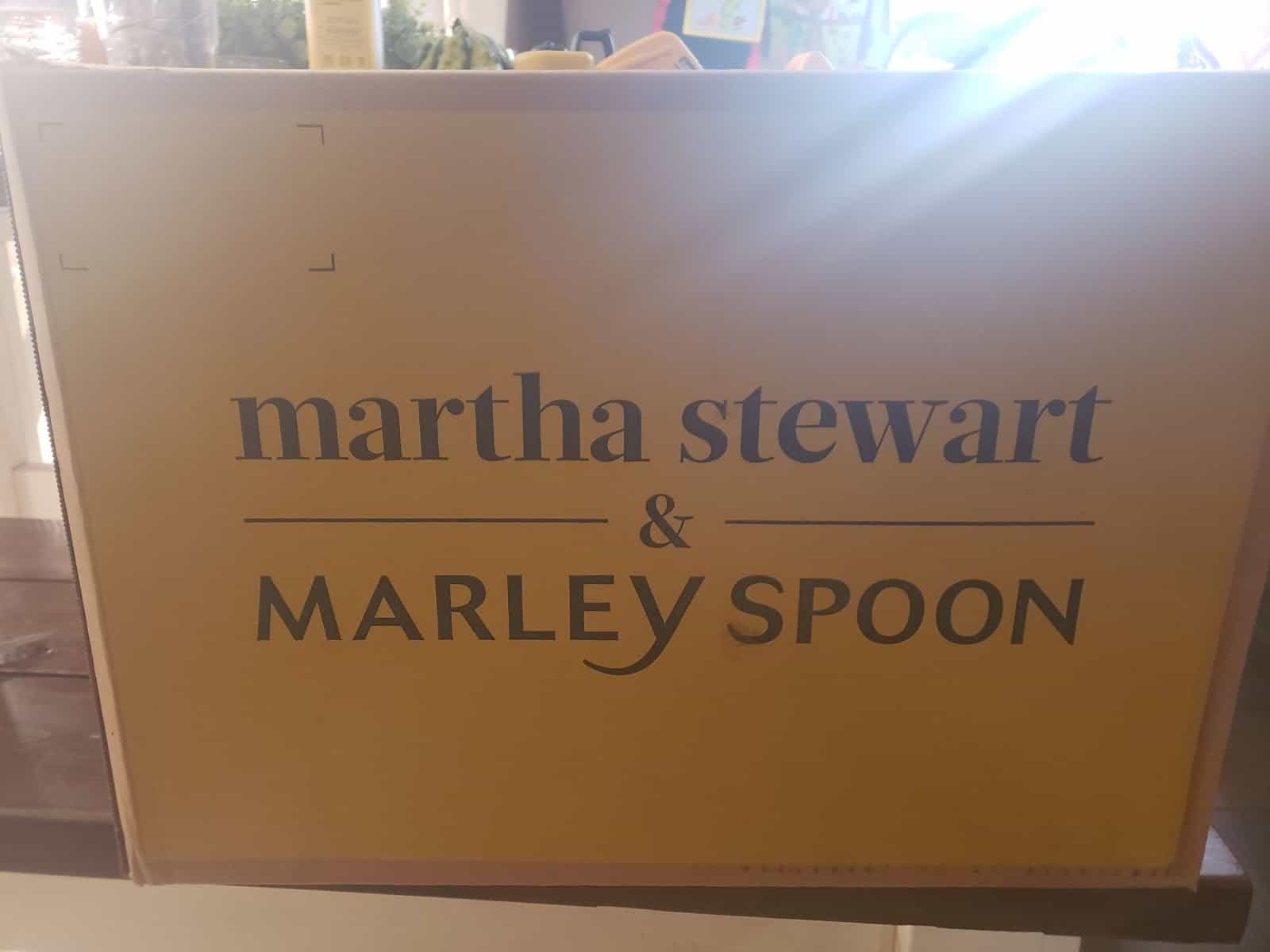 Martha Stewart & Marley Spoon box