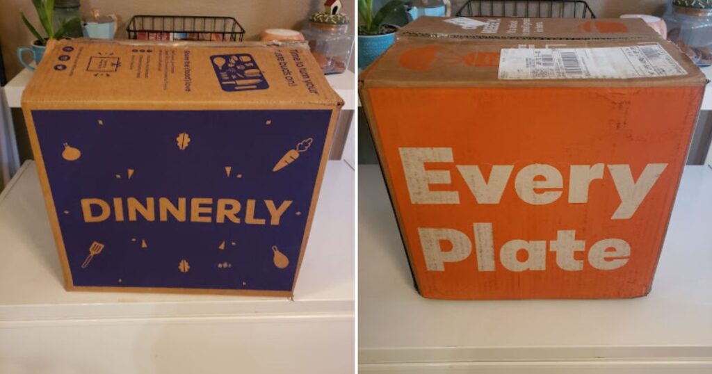 dinnerly and everyplate boxes