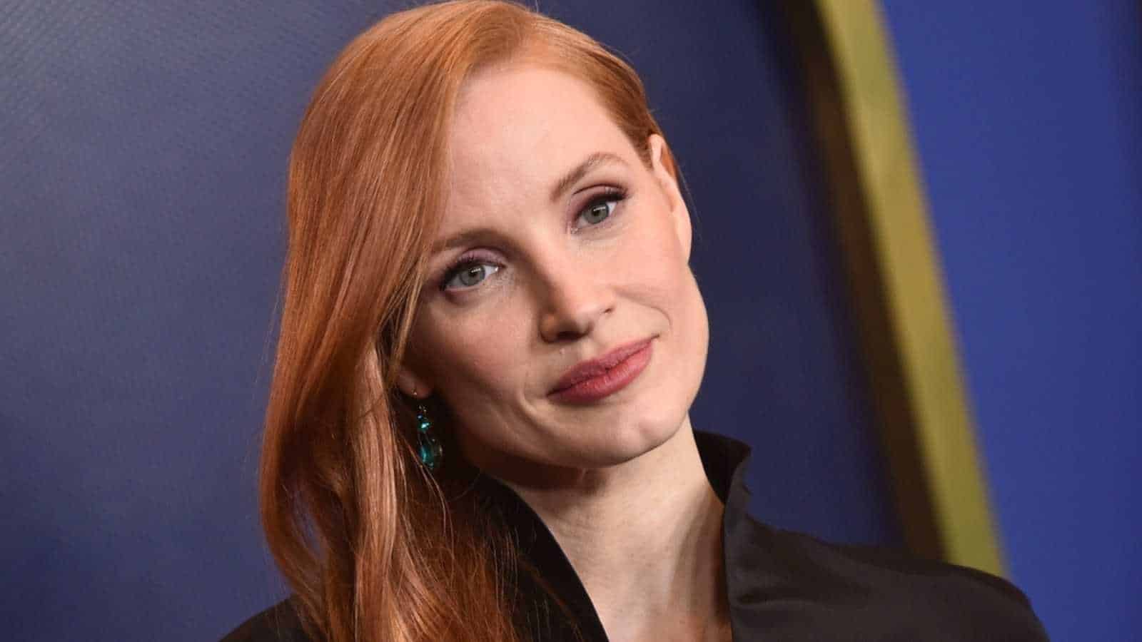 LOS ANGELES - FEB 07: Jessica Chastain arrives for the Oscar Nominee Luncheon on February 07, 2022 in Century City, CA