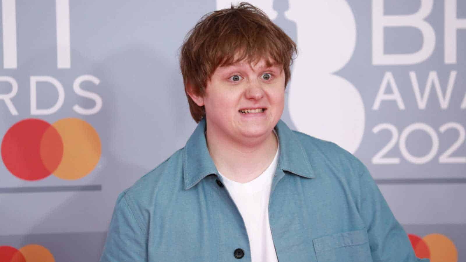 London, United Kingdom- February 18, 2020: Lewis Capaldi attends the Brit Awards at the 02 Arena in London, UK.
