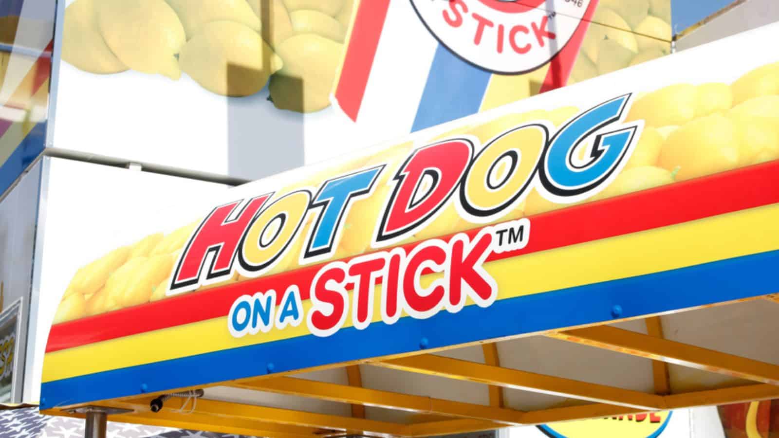 Hot dog on a stick